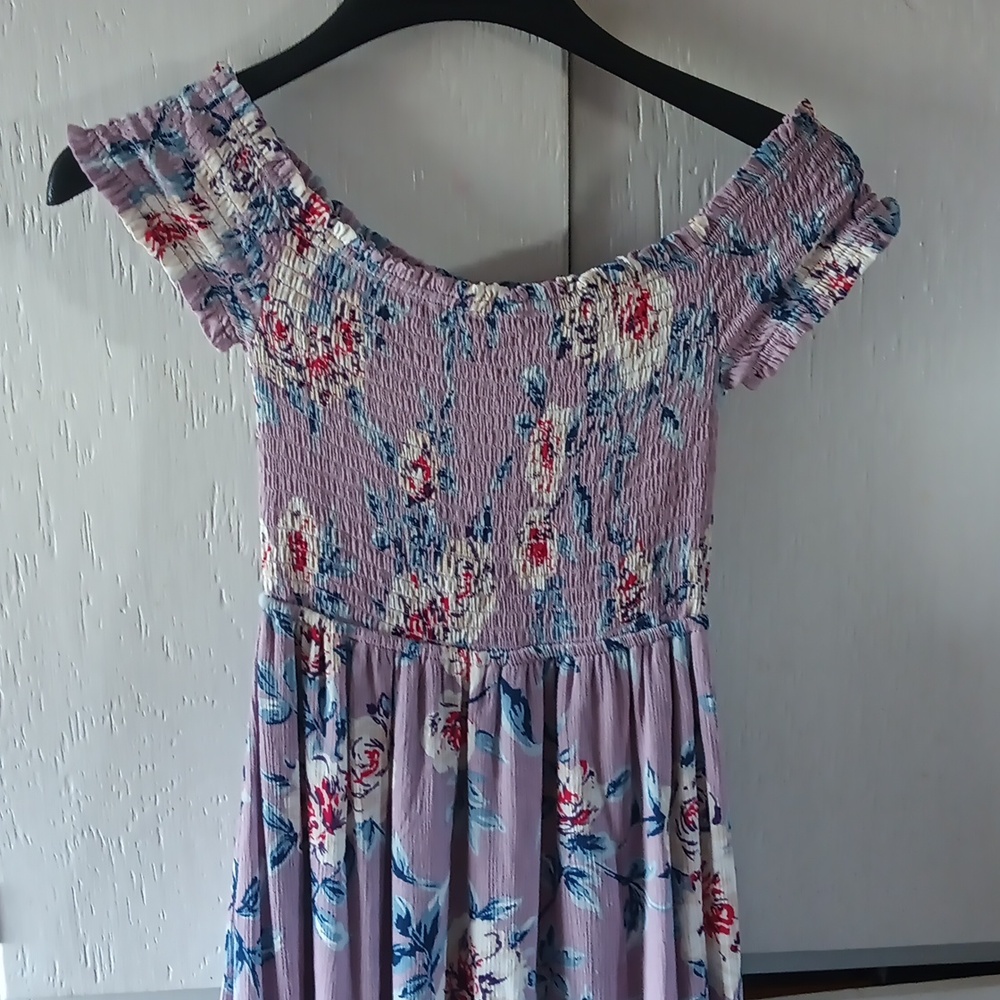 Floral Off-Shoulder Dress Candie's Size Small